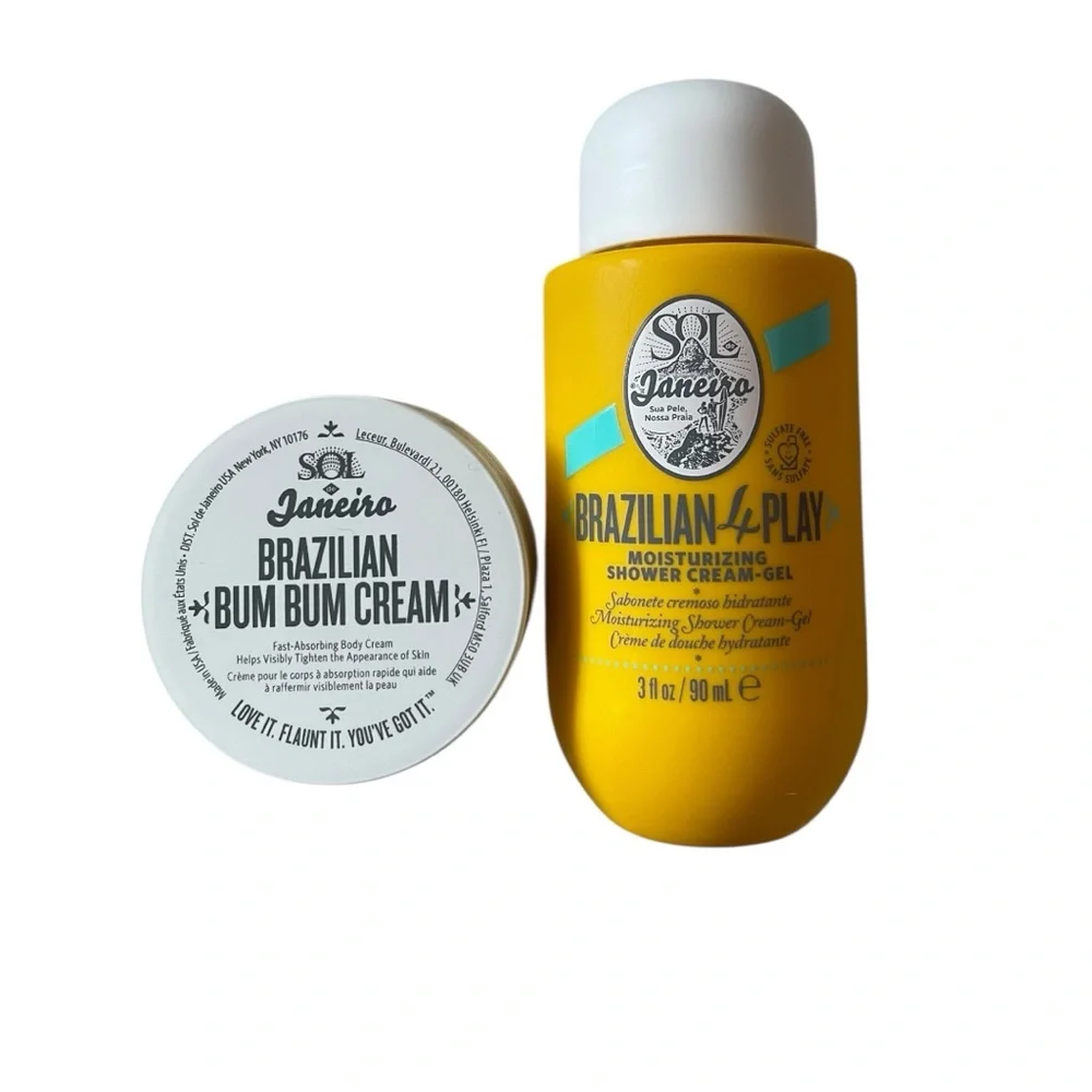 Sol de Janeiro Brazilian Bum Bum Cream & Brazilian 4 Play Shower Gel 2pc Set